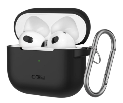 Pozostałe Tech-Protect Silicone Hook do Apple Airpods 3. generacji black